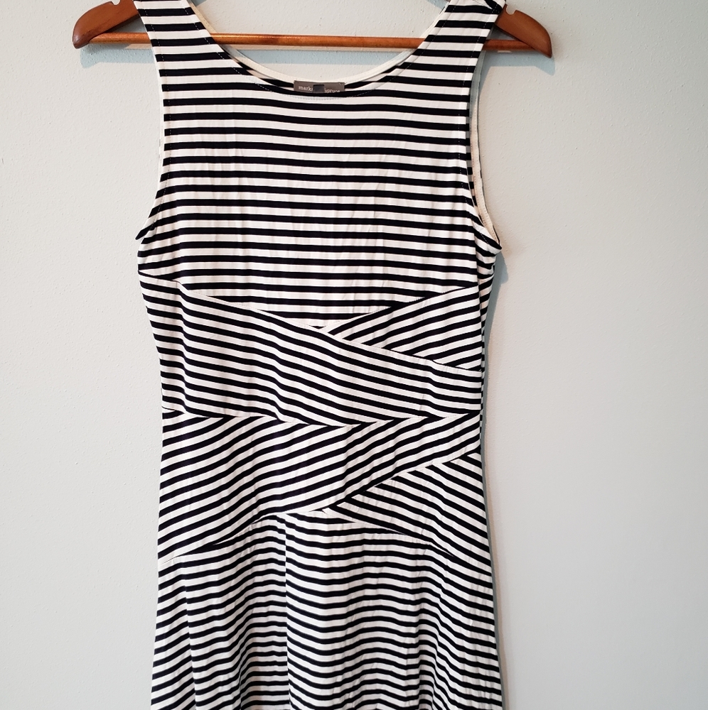 Market & Spruce black and white stripe dress
